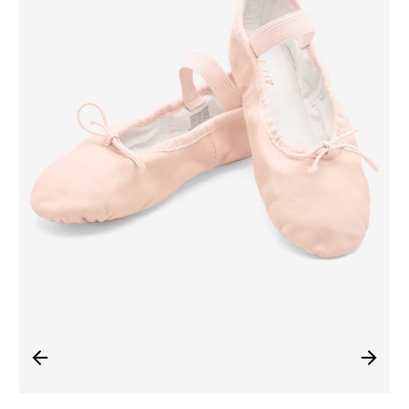 Bloch Kids Dansoft Leather Ballet Slippers/Dance Shoes - Soft Pink - Picture 3 of 6